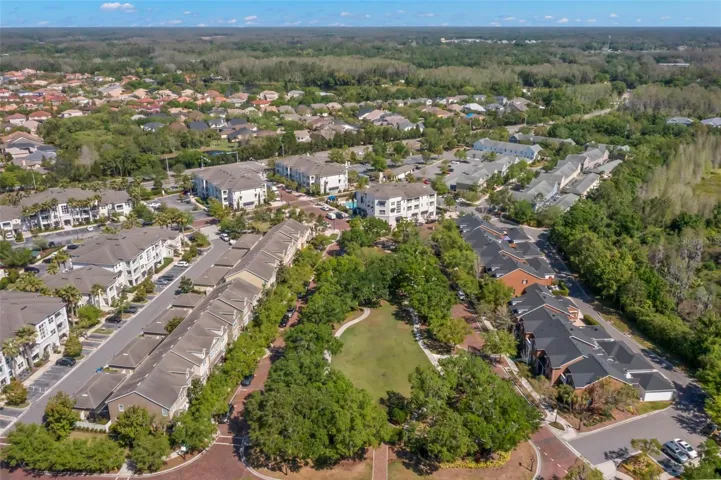 Aerial view of Fountainhead Park