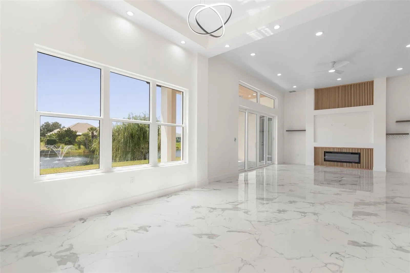 Lots of windows for the water view.