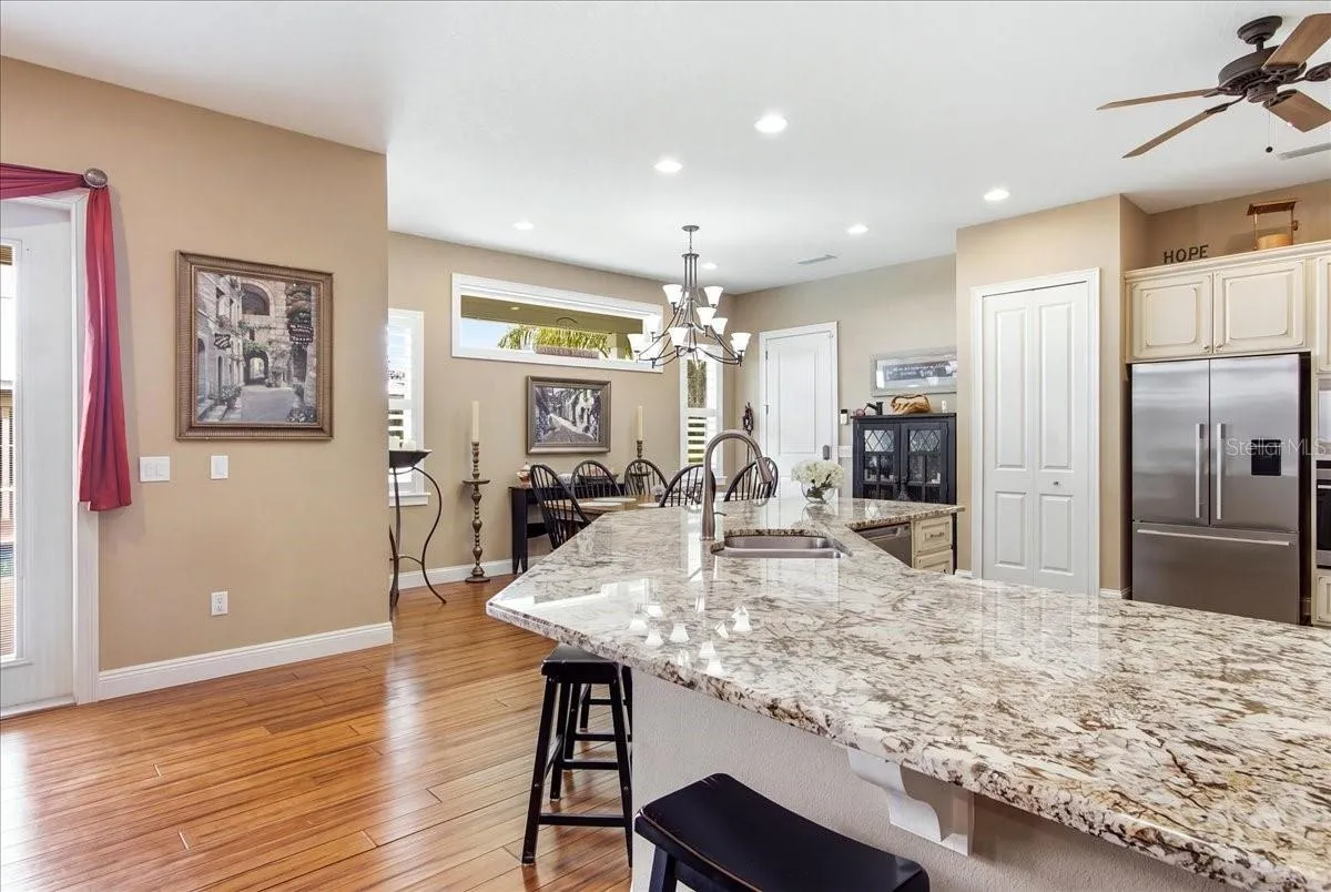 View of Breakfast/Dining Area &amp; Pantry from walk way