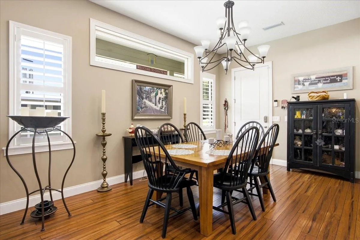 Breakfast/Dining Area with Transom Window for more natural lighting