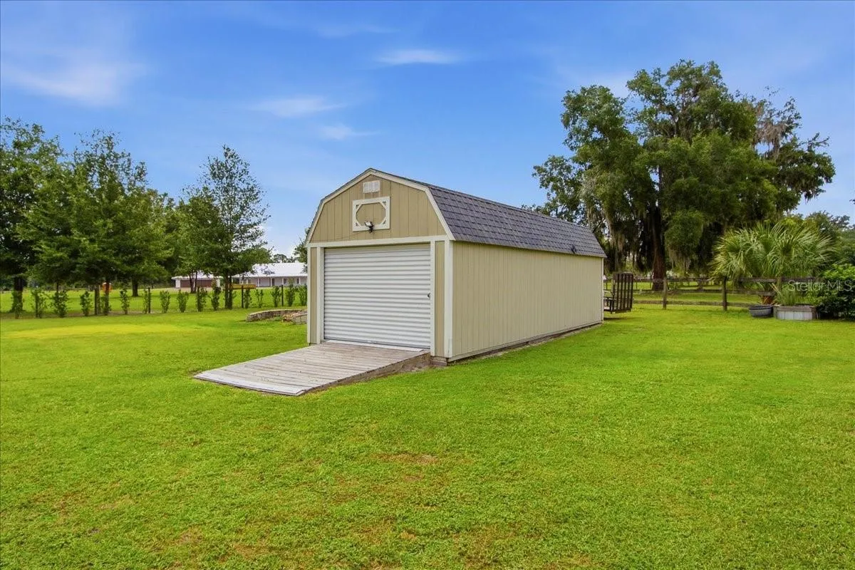 View of Shed with Ramp