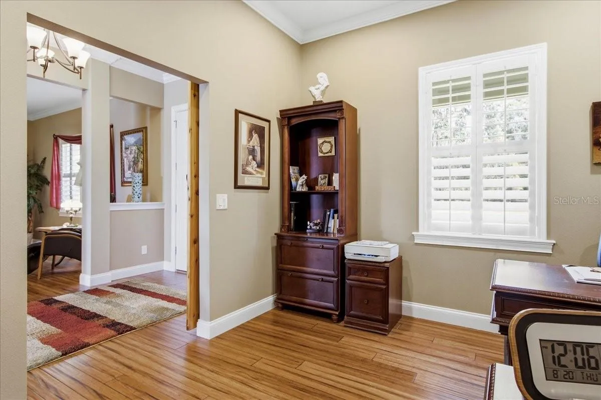 View from Office to Foyer
