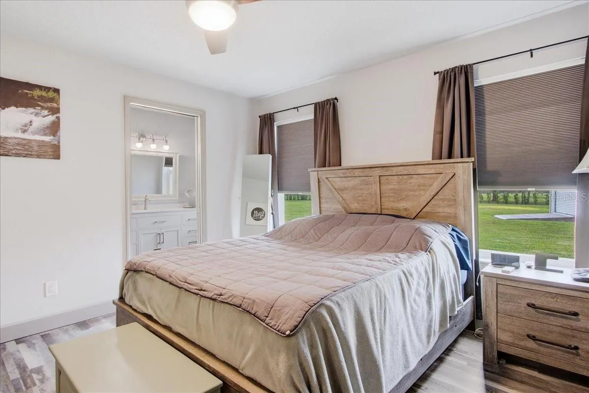 Guest House - Primary Bedroom w/Windows for lots of natural light