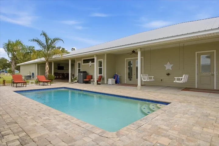 View of Pool &amp; Main House from Guest House