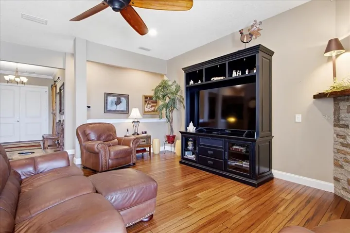 View from Living Room to Foyer Hall Way