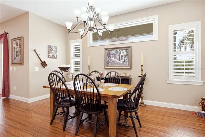 Breakfast/Dining AreaSpring Garden Ranch in Deleon Springs