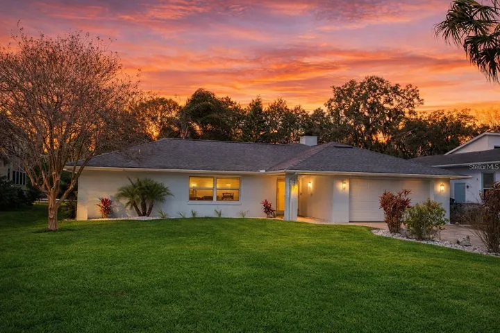 Front View Sunset