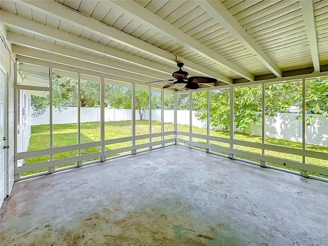 Screened Rear Porch