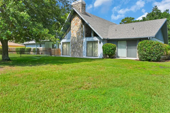 Backyard and House