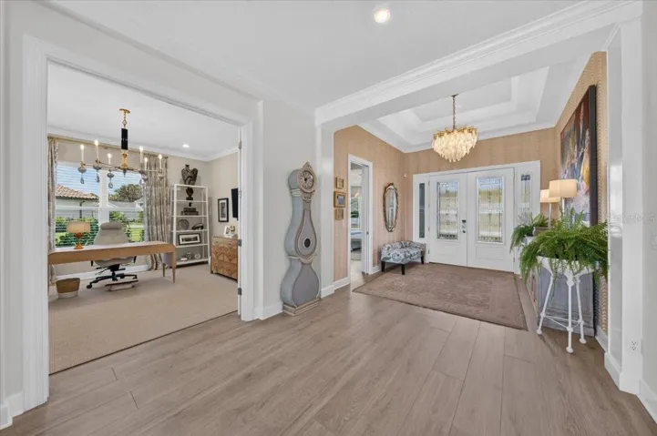 Foyer and Office