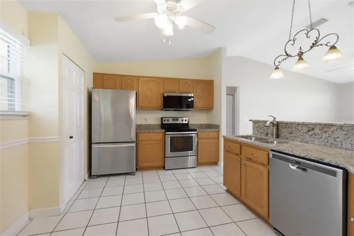 Refrigerator, Stove , Microwave and Dishwasher