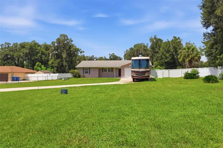 Front of the home.  RV is for sale but not part of the transaction