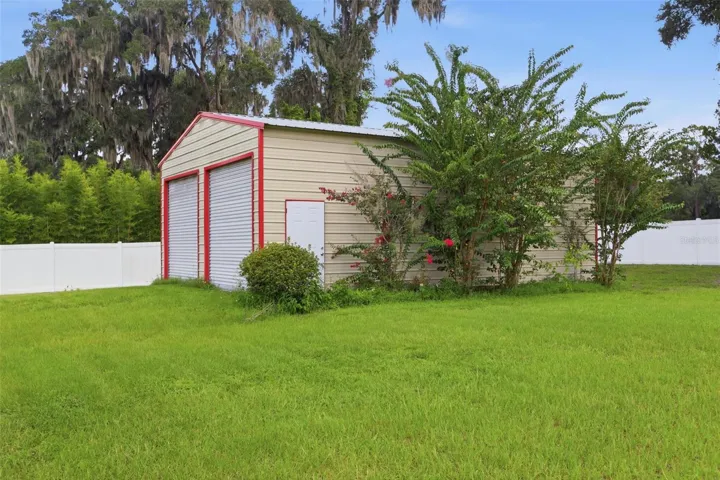Barn in Backyard