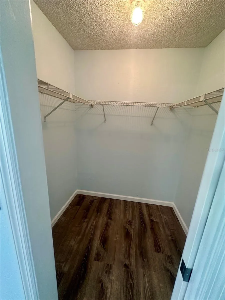 Walk in closet master bedroom