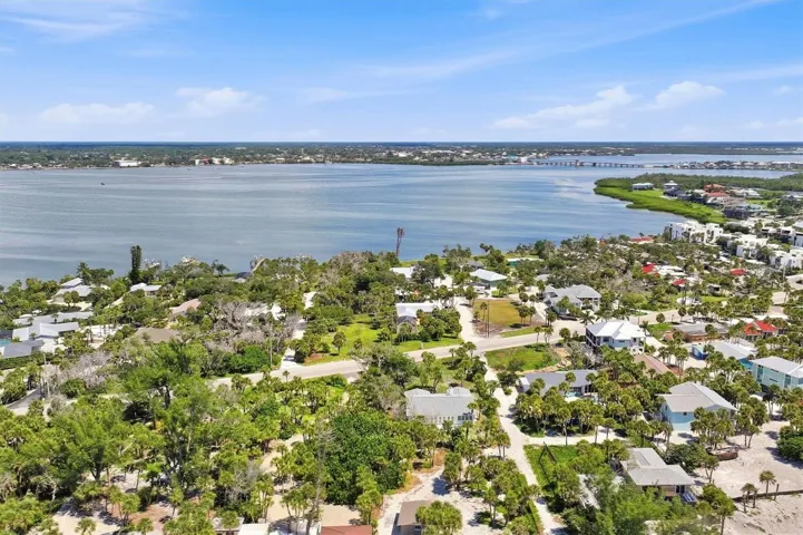view of the Bay, that this home has private access to.