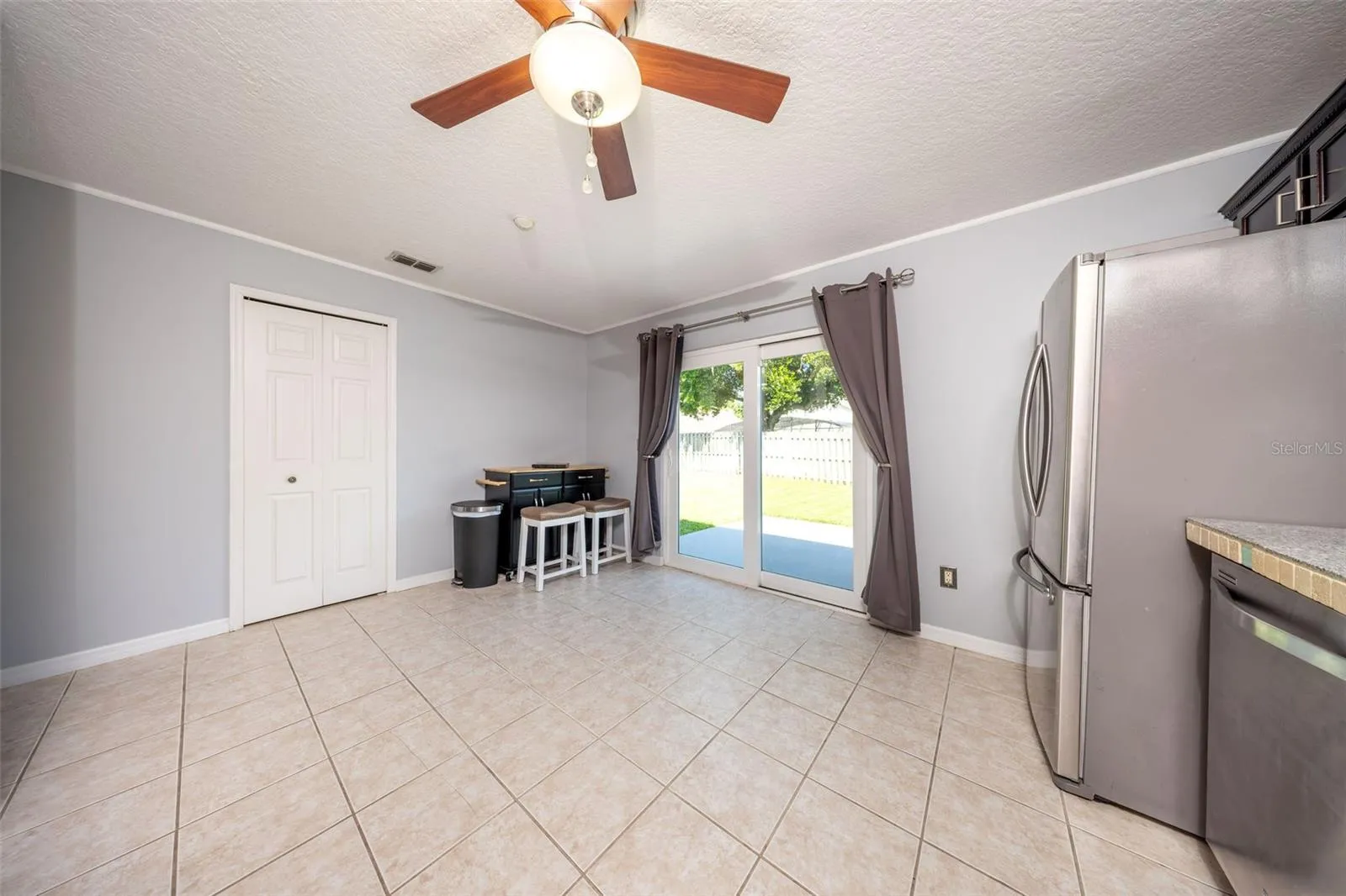 Eating area in the kitchen