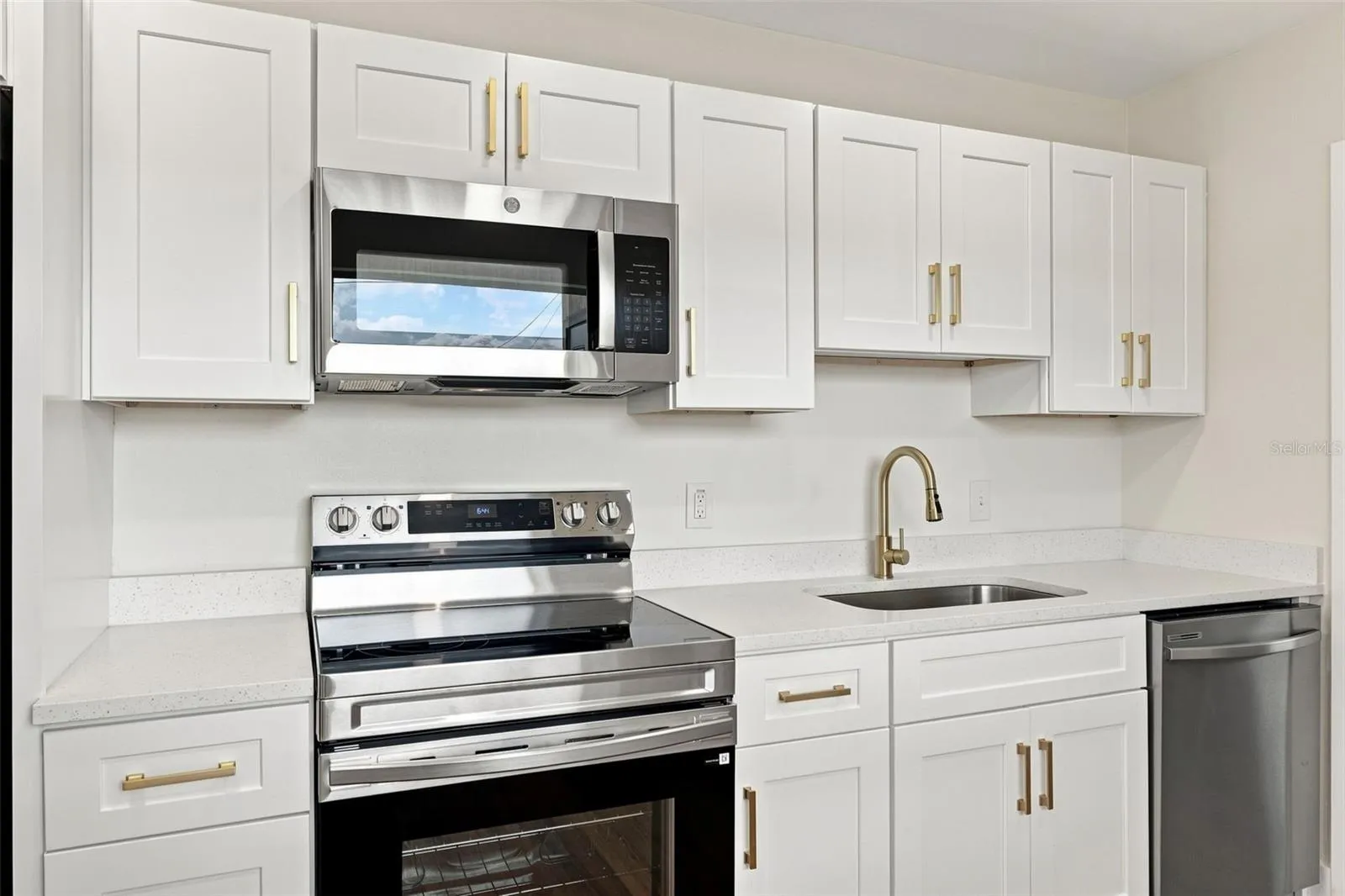 Brand-new stainless steel appliances