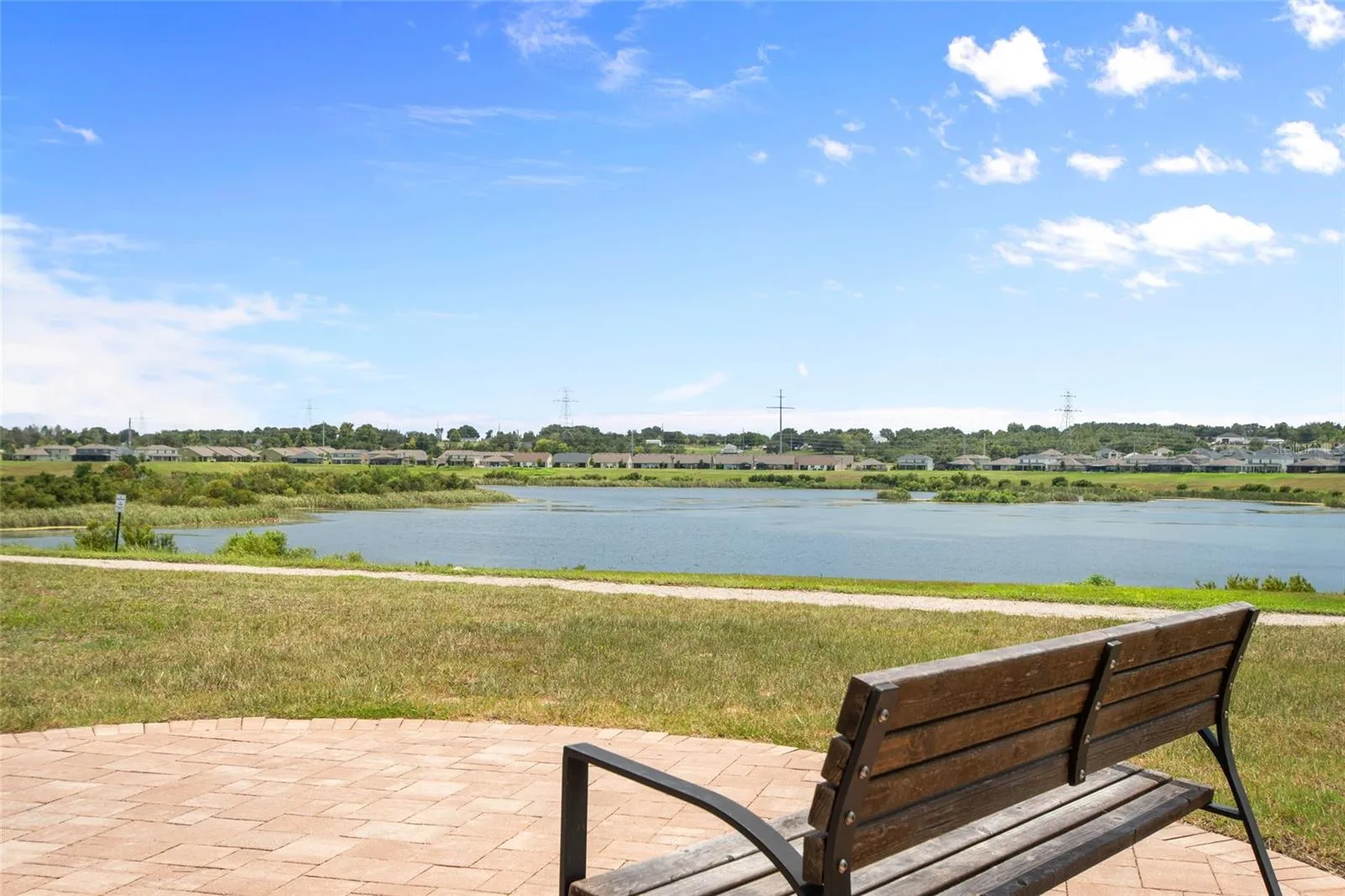 Sit a spell and enjoy the view off one of the walking paths