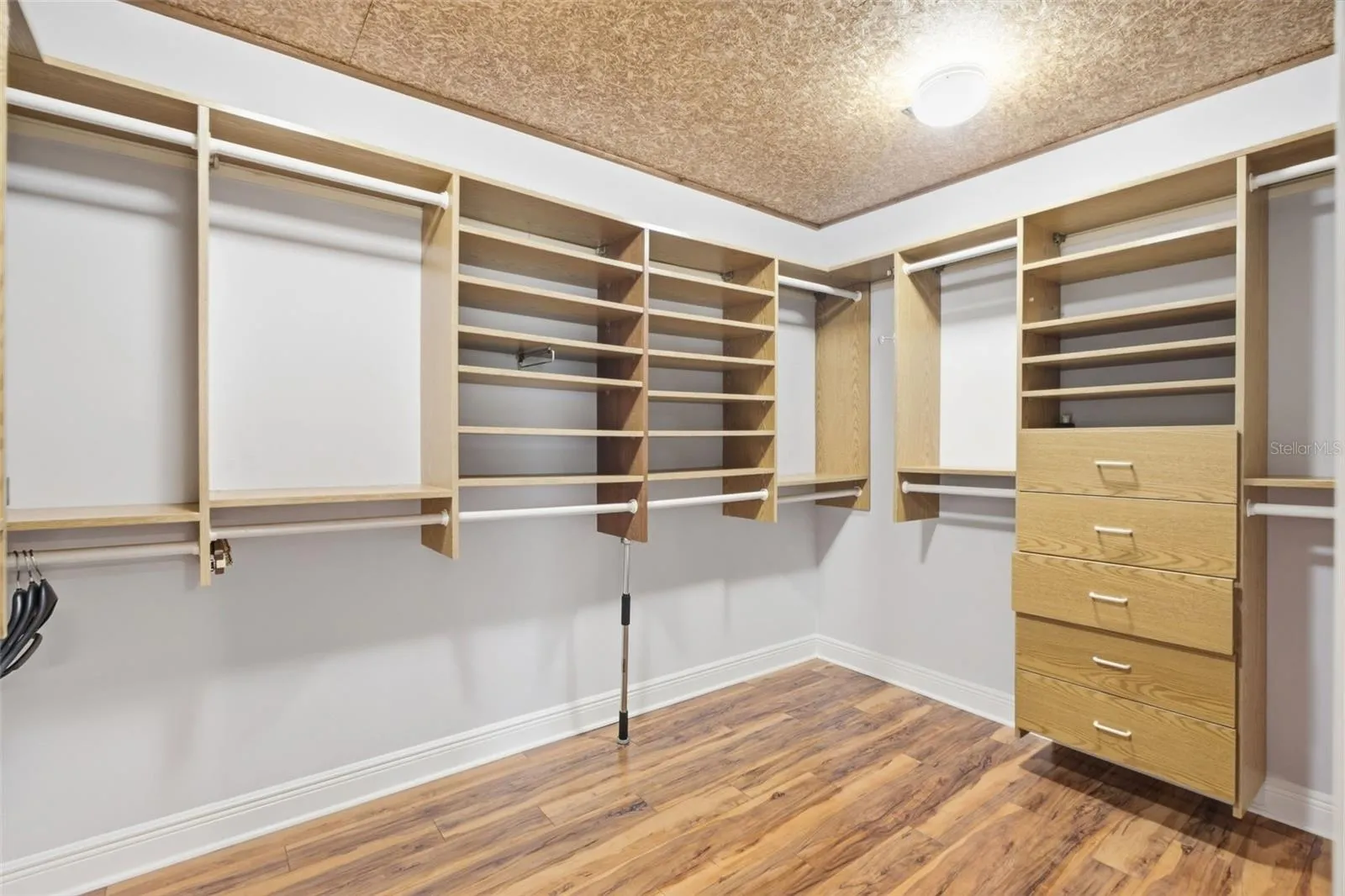 Huge primary walk-in closet