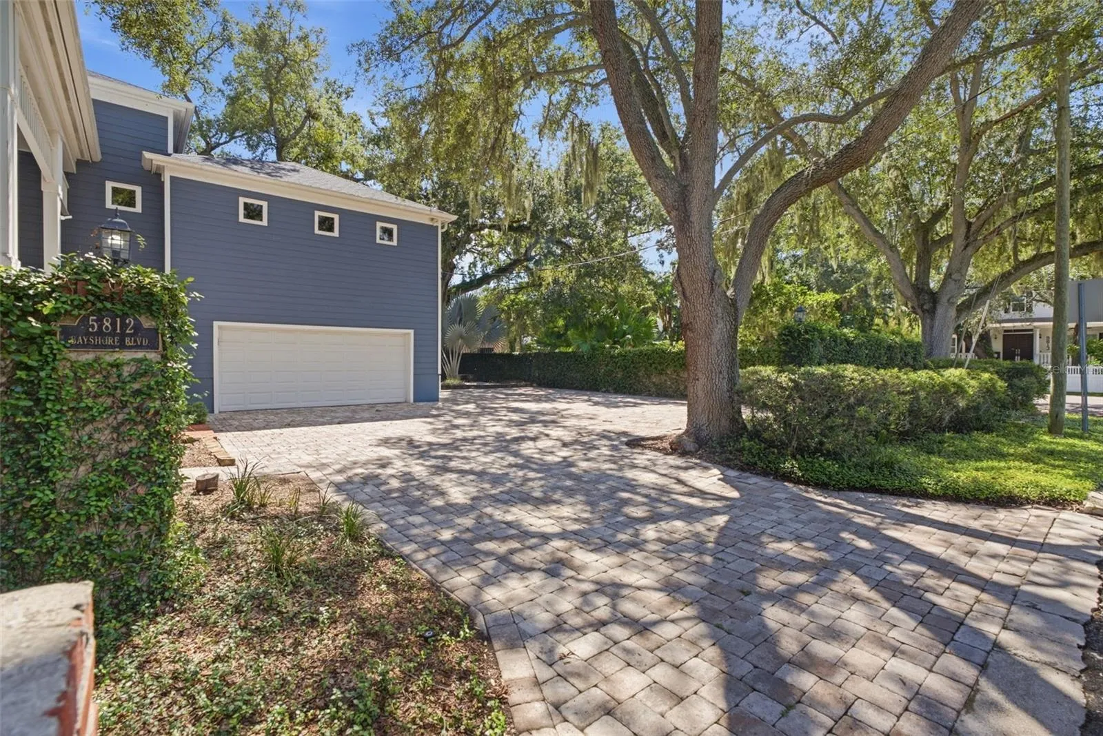 Double car attached garage and guest parking