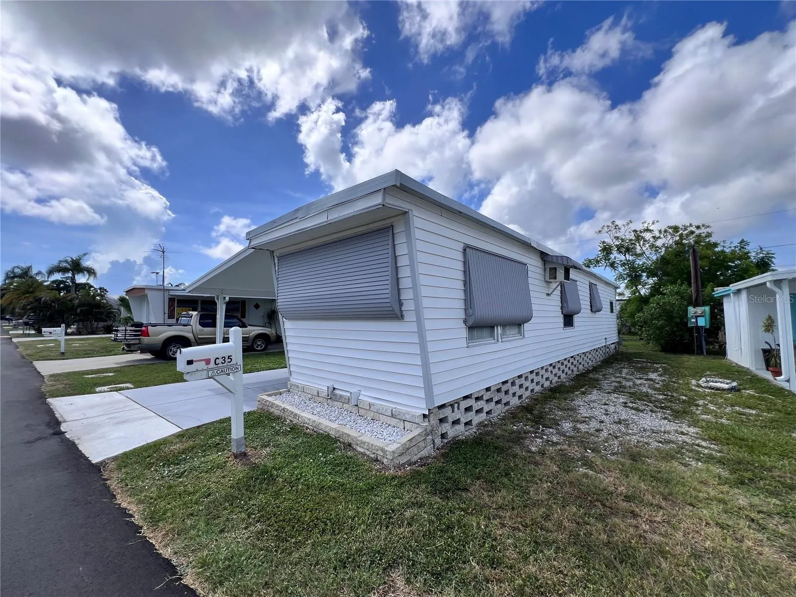 SE side of home
