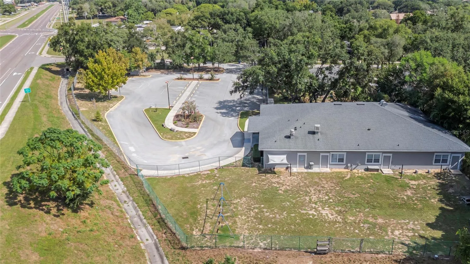 Aerial of Building and Right Side