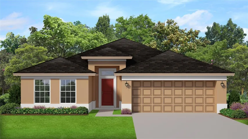 Rendering of home for illustrative purposes only.  Colors and features will vary!