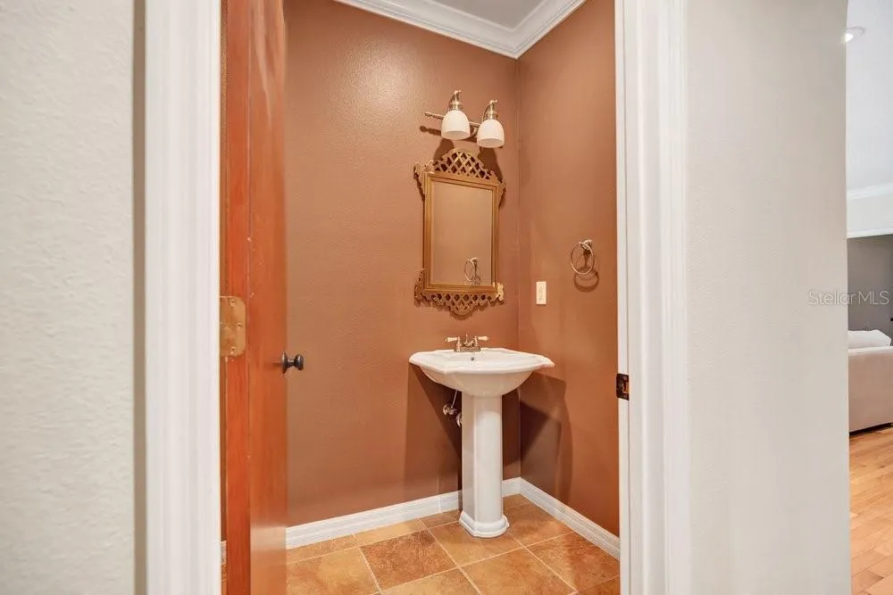 Half bath off Kitchen and Family Room