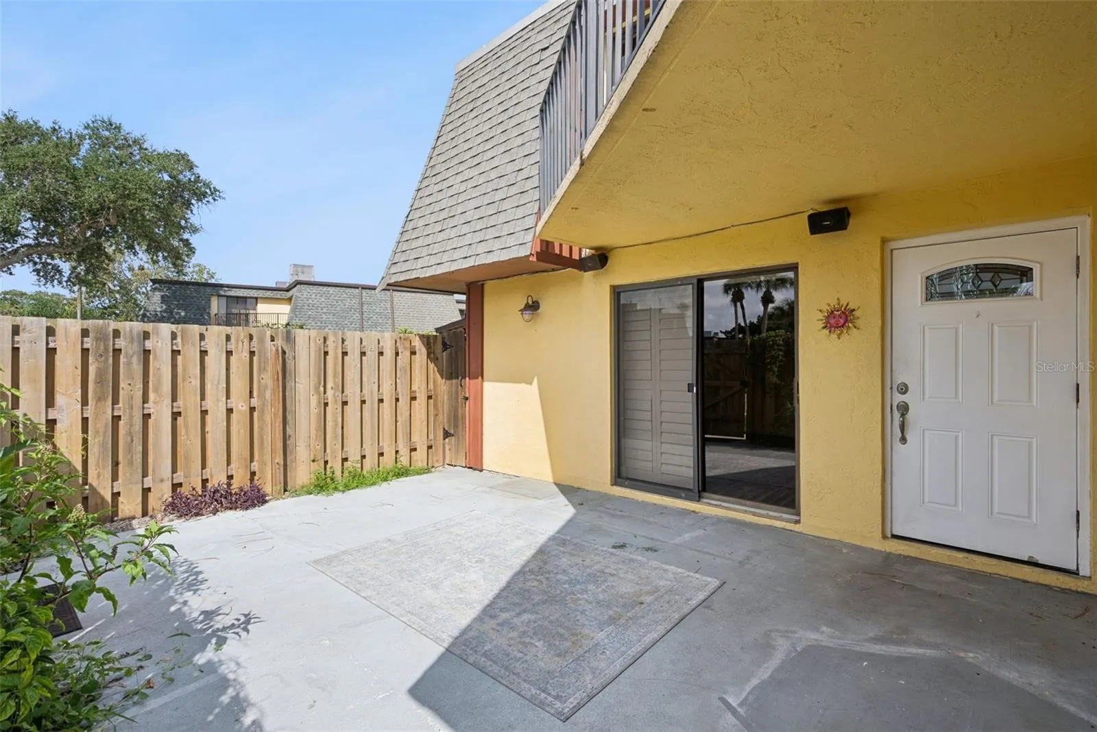 Fenced-In Courtyard