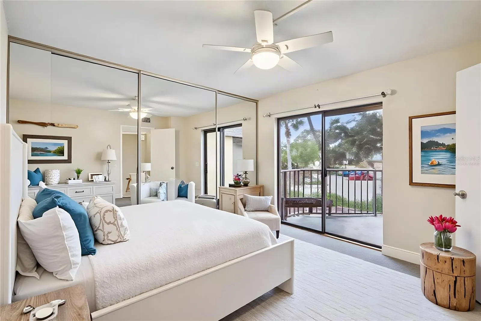 Virtually Staged Guest bedroom