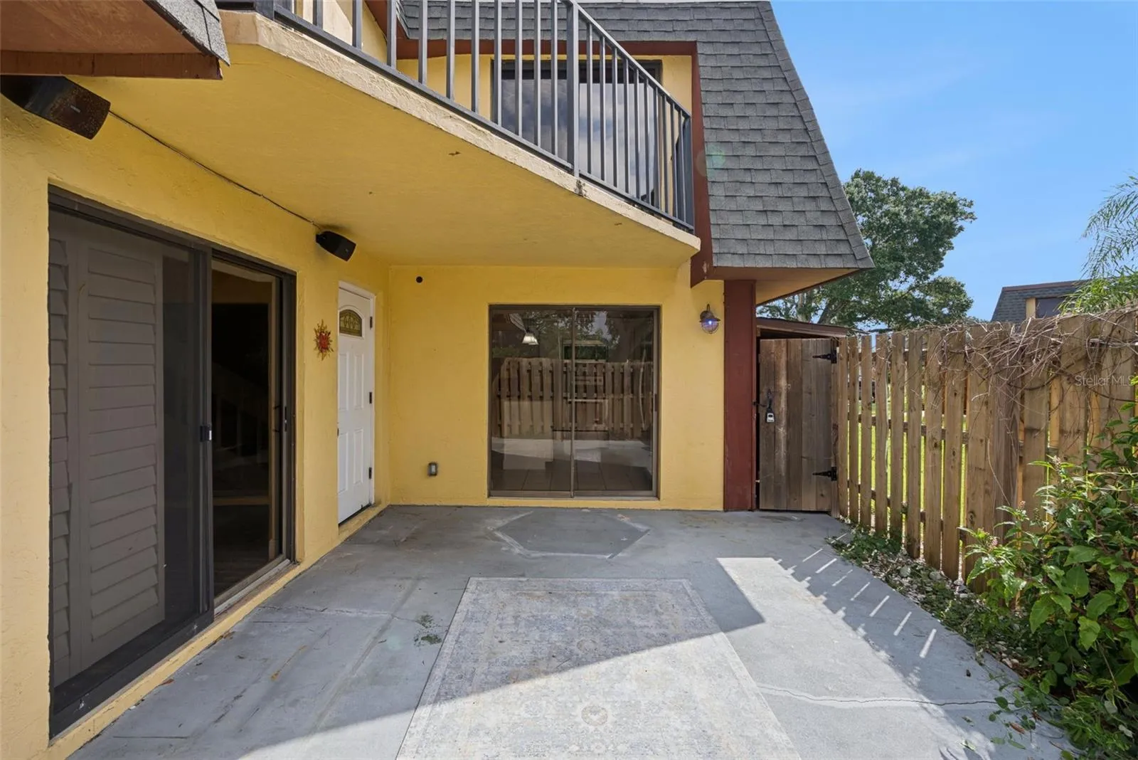 Fenced-In Courtyard