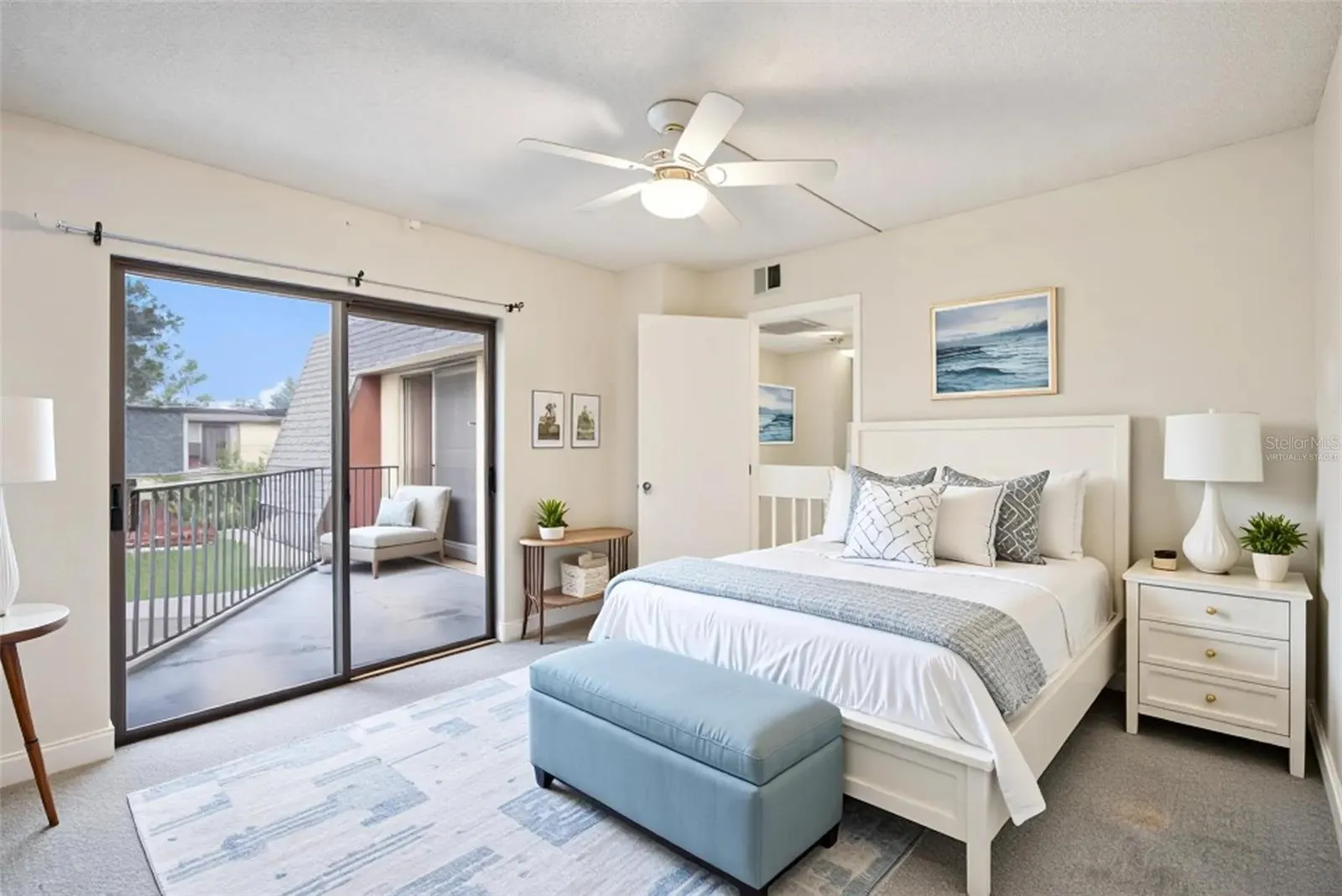 Virtually Staged Second Bedroom
