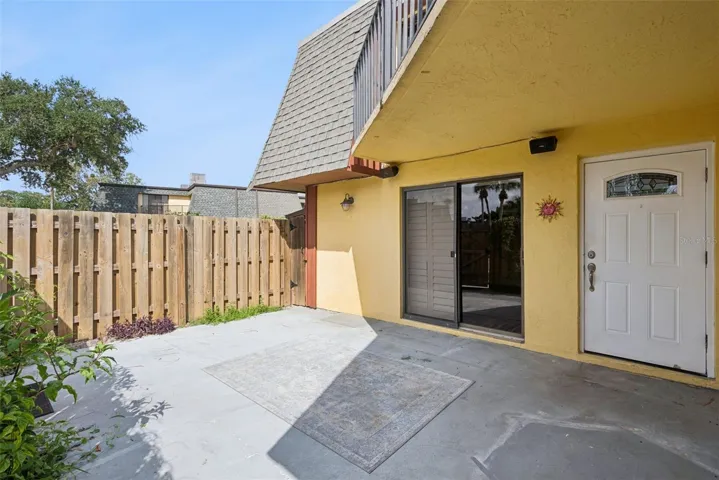 Fenced-In Courtyard