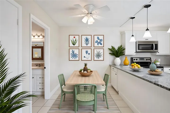 Virtually Staged Kitchen