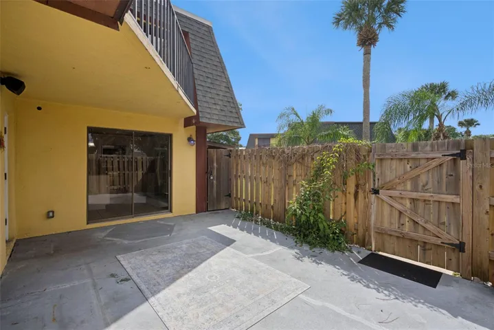 Fenced-In Courtyard