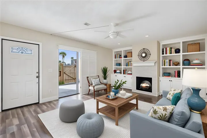 Virtually Staged Living Room
