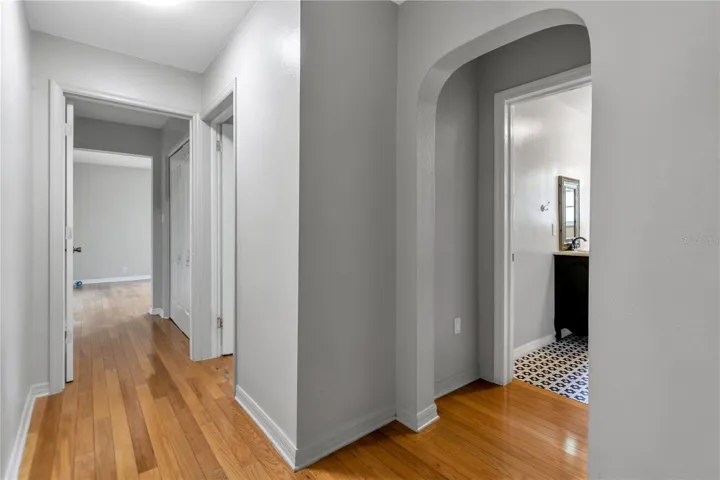 Hallway to Bedroom #3 and Bath #2