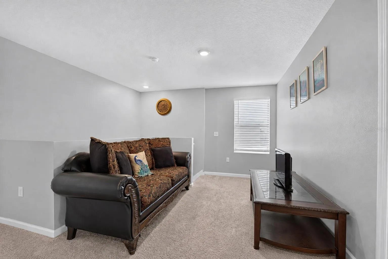Upstairs living