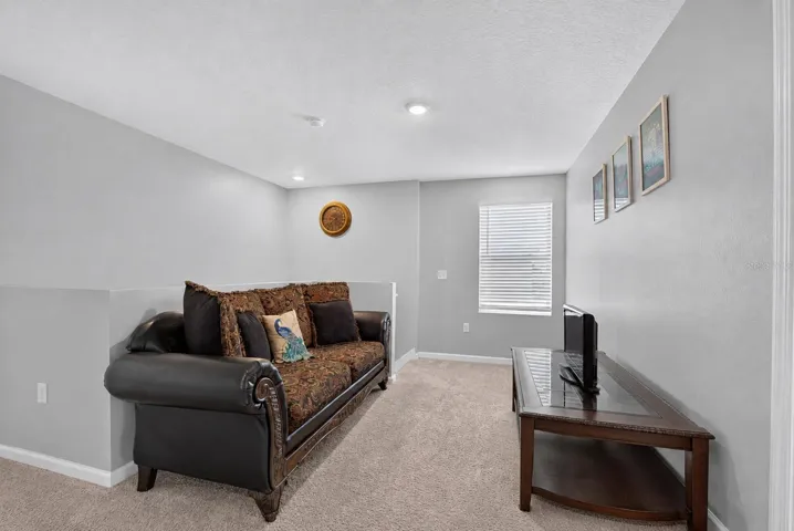 Upstairs living