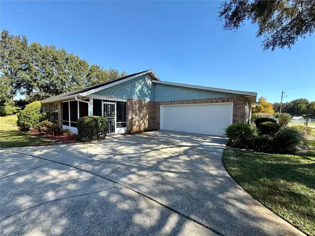 Front view from driveway