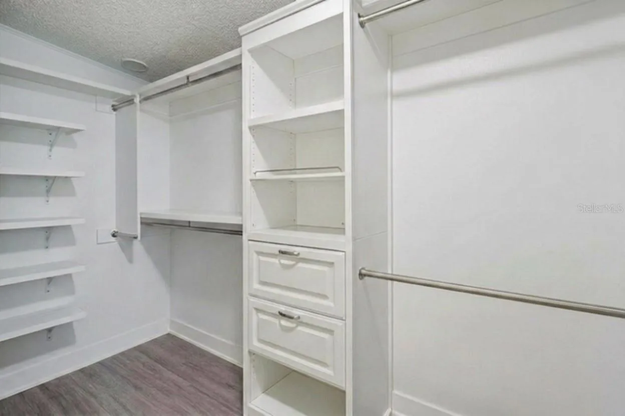 Primary walk in closet
