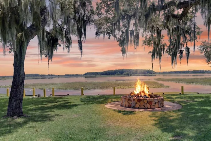 Firepit at Twilight