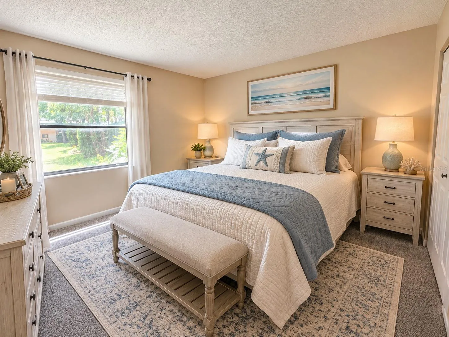 Primary Bedroom-staged virtually