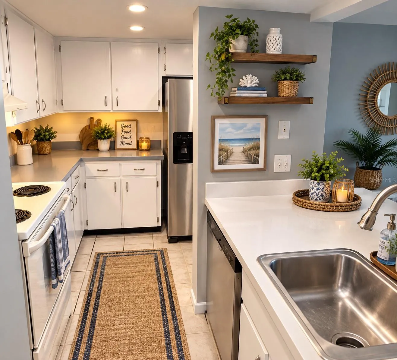 Kitchen-staged virtually