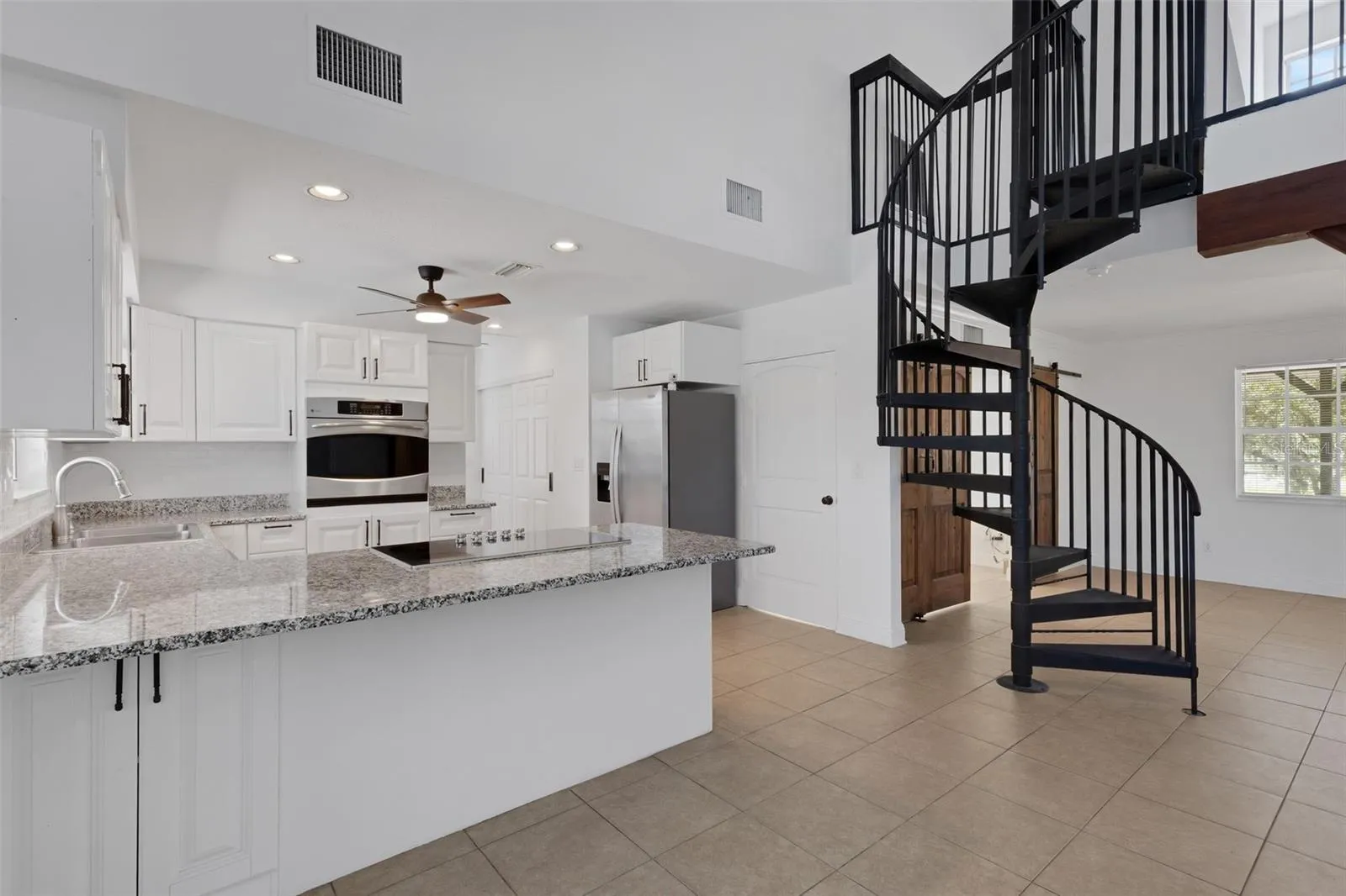 Kitchen/Stairs to Loft
