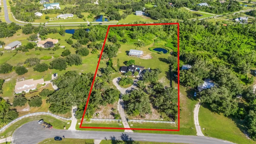 Aerial View of Property