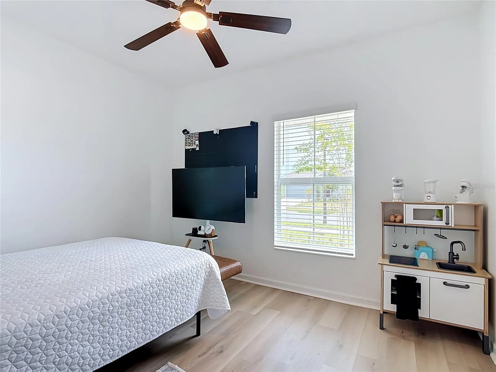 Split floor plan Guest Bedroom #2 located in the front