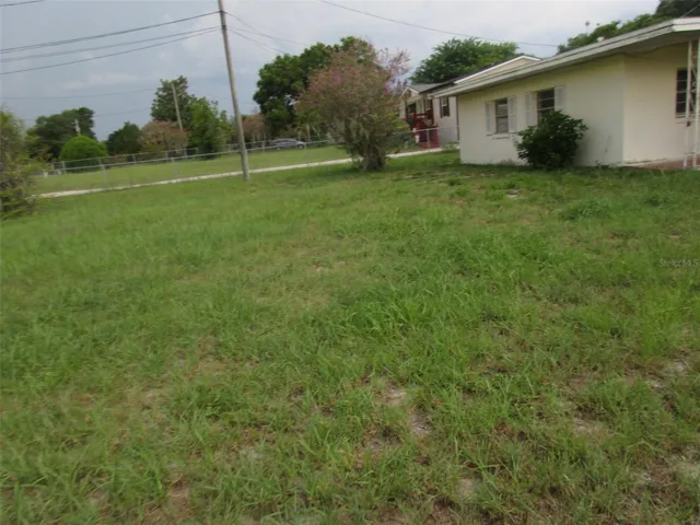 Large yard