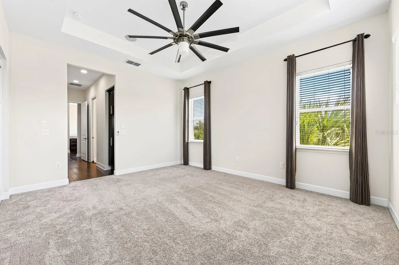 Light, bright and spacious primary suite.