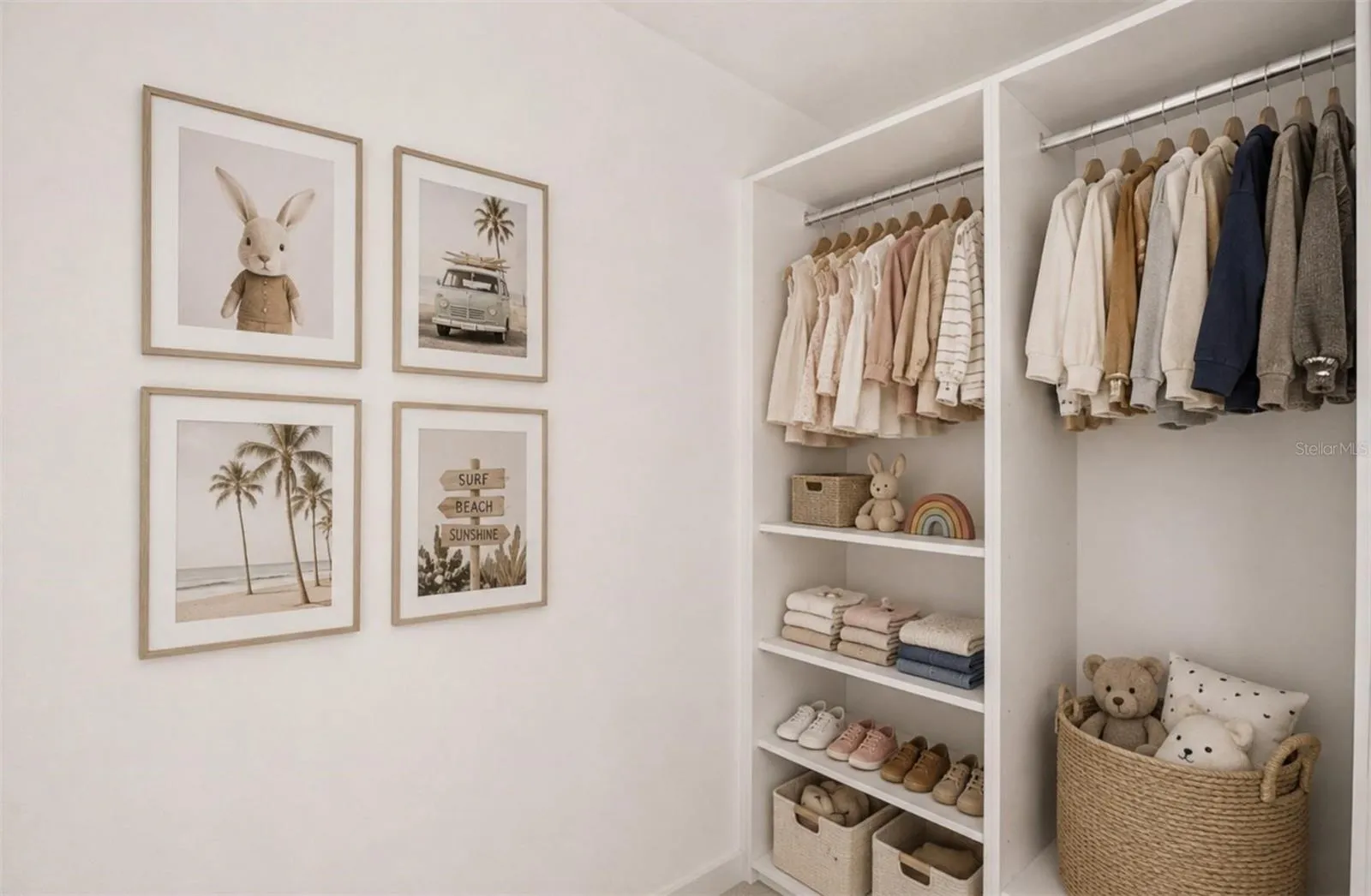 Closet done. virtual staging
